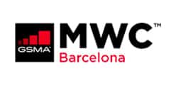 Logo MWC Barcelona, cliente de Silentsystem